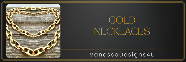 Gold Necklaces Vanessadesigns4u