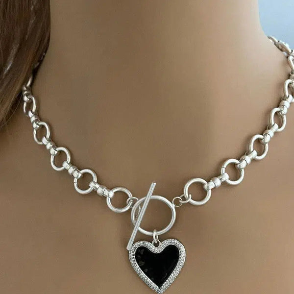 Buy - Tiffany & Company Diamond Pearl Heart Pendant Necklace