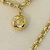 Gold Belcher Rolo Chain Necklace-Micro Pave Ball Pendant-CZ Heart Charm-CZ Butterfly Charm-CZ MoonCharm-Lobster Claw Clasp