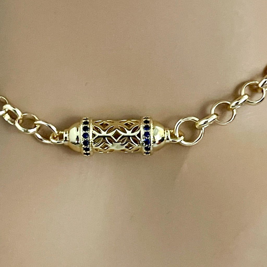 Gold Charm Layering Necklaces – CZ Star, Enamel Moon, Evil Eye