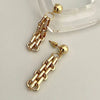 Gold Chain Earring-Drop Dangle Earring -Multi Link Earring-Chain Earrings-Chunky Earrings-Chandelier Statement Earring